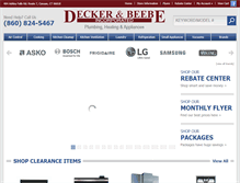 Tablet Screenshot of deckerandbeebe.com